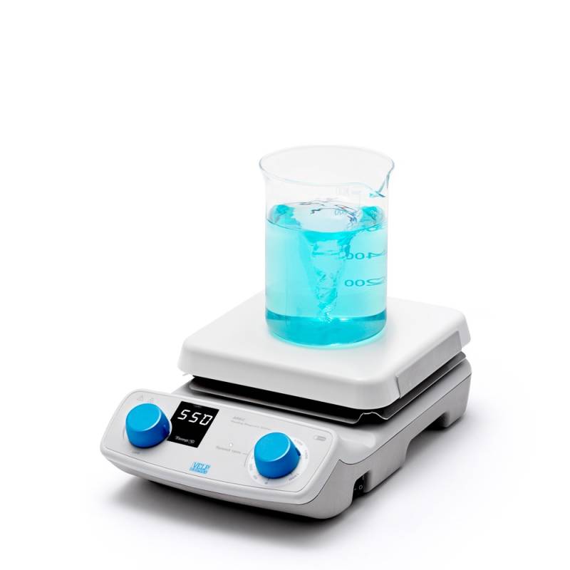 Agitador Magnético AREC 7 Con Calefacción 550°C, Placa Cerámica, 15L