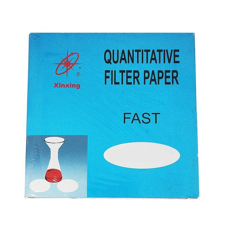 Papel Filtro 201 Cuantitativo Rápido   90mm X 100u