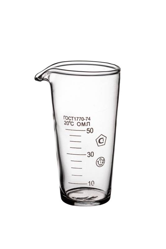 Medida Cónica Vidrio Boro 3.3 50ml