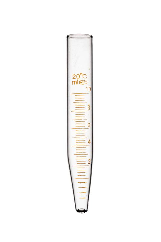 Tubo De Vidrio Boro 3.3 Centrifuga Conico Graduado 10ml