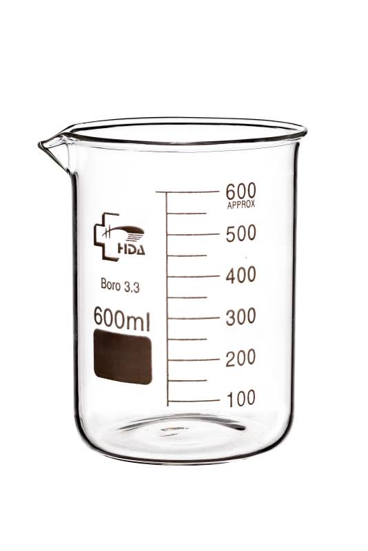 Vaso Vidrio Precipitado Boro 3.3 600ml