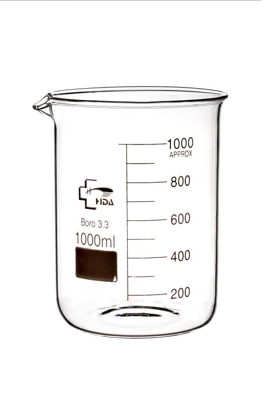 Vaso Vidrio Precipitado Boro 3.3 1000ml