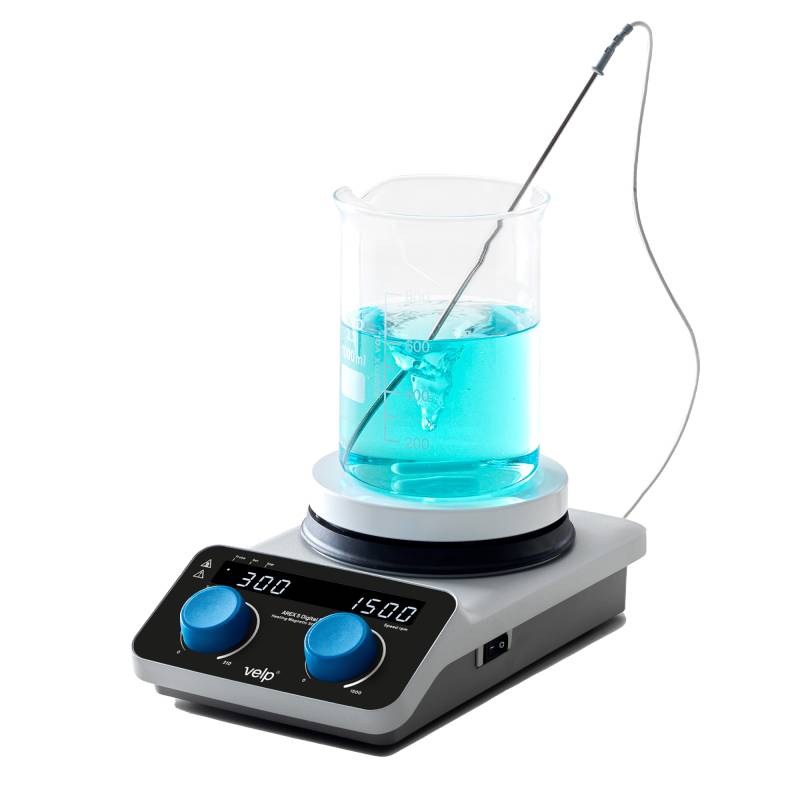 Agitador Magnético con Calefacción AREX 5 Digital, Placa CerAlTop™, 310°C, 20L