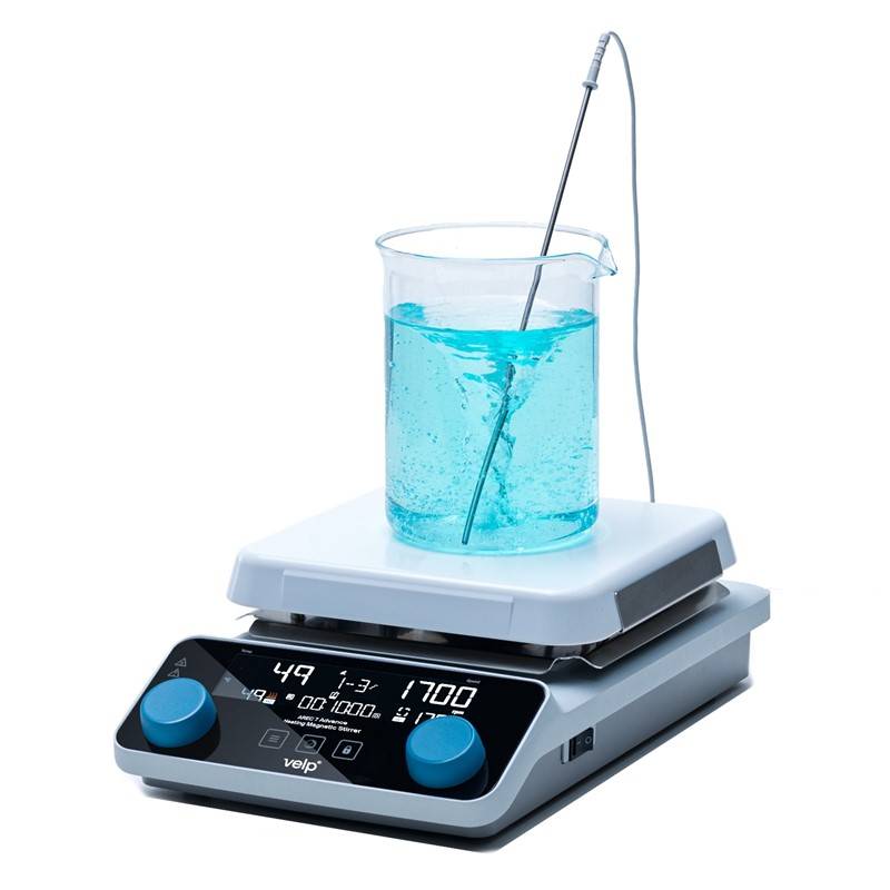 Agitador Magnético con Calefacción AREC 7 Advance, Placa Cerámica, 550°C, 20L, WiFi y USB