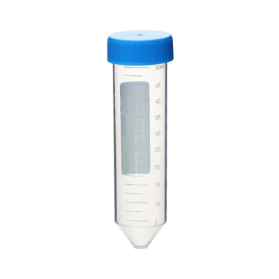 Tubo tipo Falcon PP, 50ml, fondo cónico, graduado, autoclavable, Pack x 25
