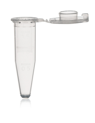 Tubo tipo Eppendorf , PP, 1.5 ml, con tapón, autoclavable, Pack x 500
