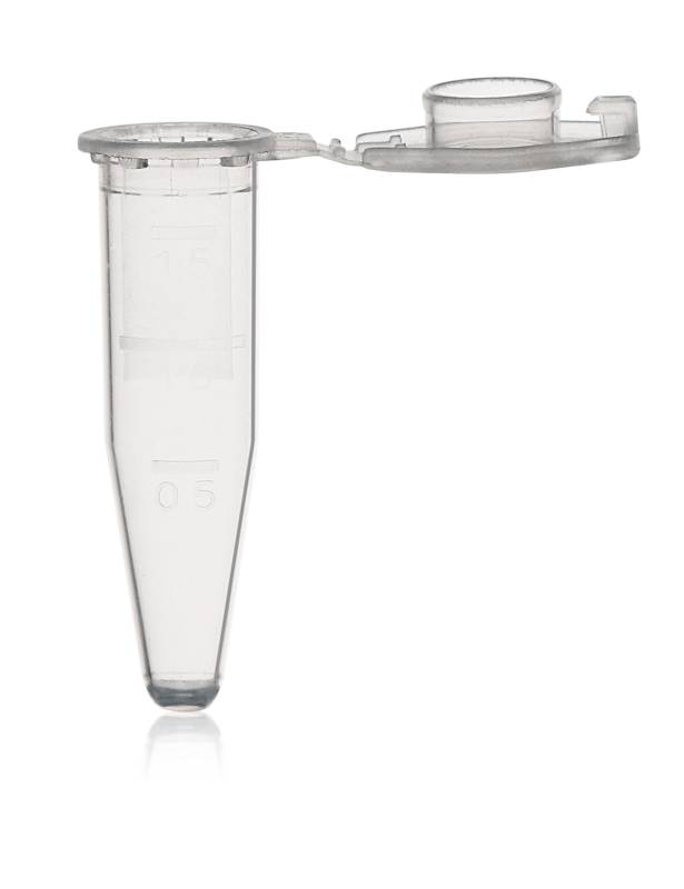 Tubo tipo Eppendorf , PP, 1.5 ml, con tapón, autoclavable, Pack x 500