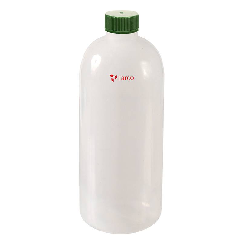 Botellla de PP, 500ml, boca angosta, autoclavable