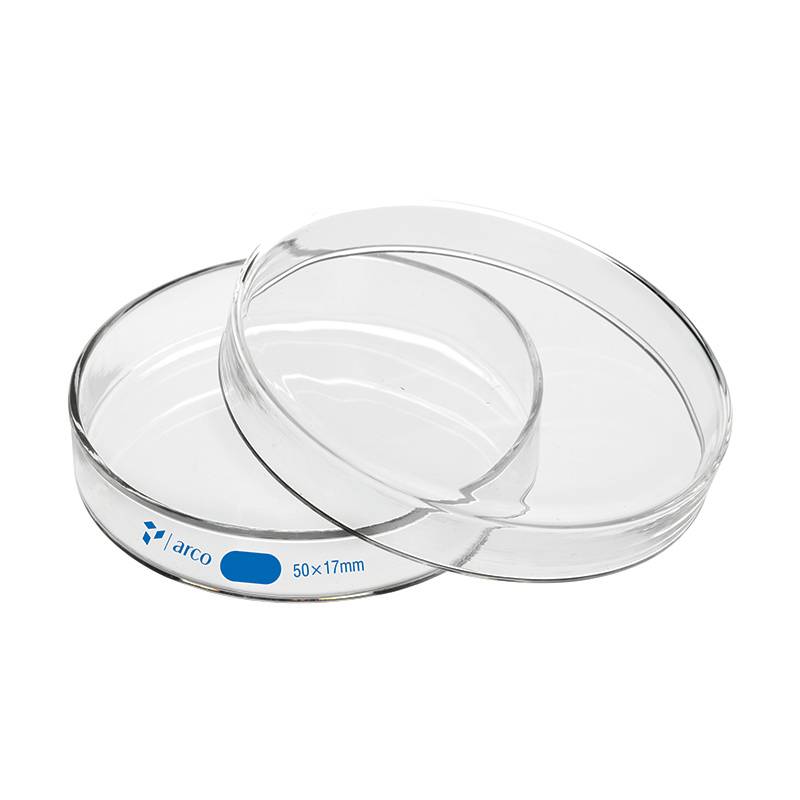 Caja De Petri Vidrio Boro 3.3 50x17mm