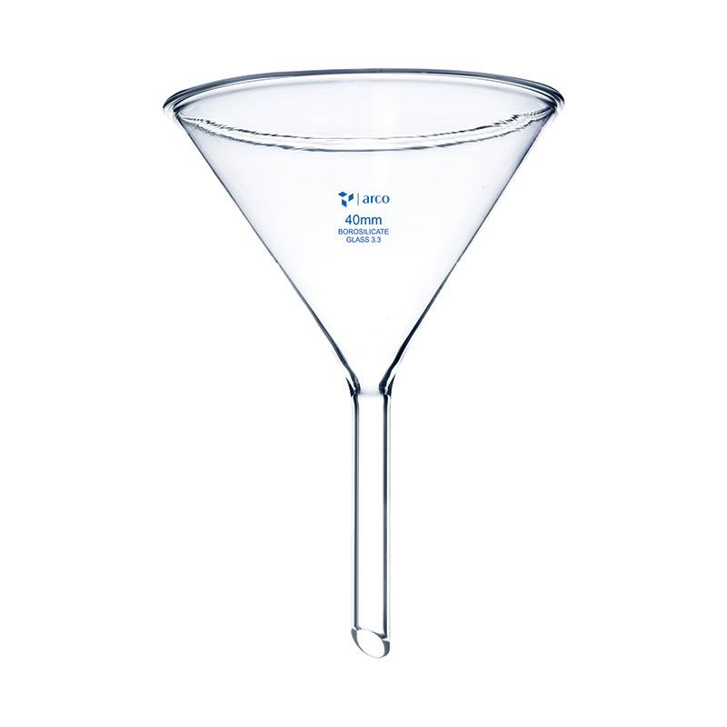 Embudo liso boro 3.3 usp tipo I ø40mm