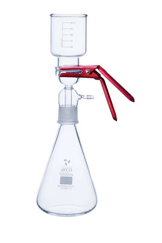 EQUIPO DE VIDRIO PARA FILTRACIÓN DE MEMBRANAS Ø47mm 1000 ml