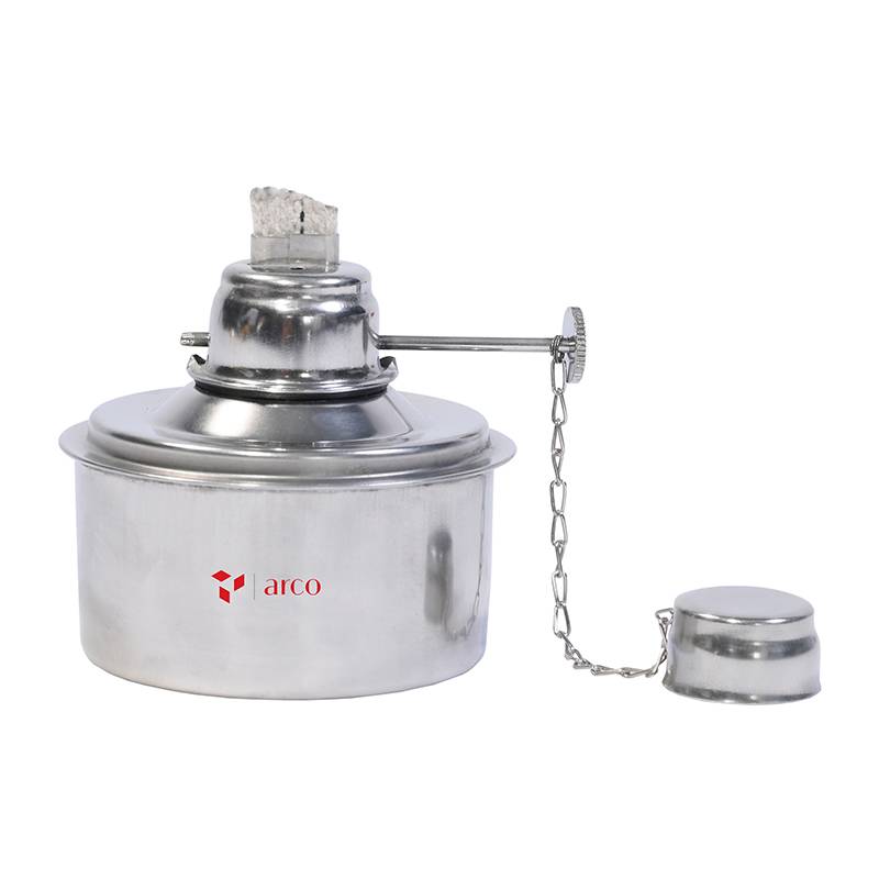 Lámpara de alcohol acero inoxidable 100ml
