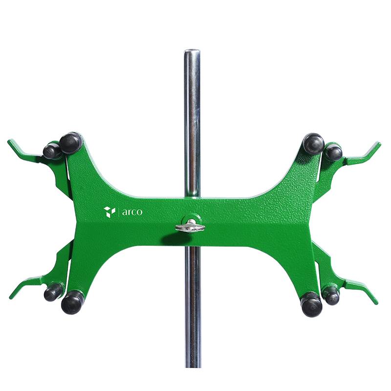 Pinza doble bureta metal, tipo Fysher
