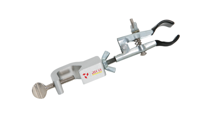 Pinza para Bureta Aleacion de Aluminio, Simple nuez con mordazas cubiertas de PVC