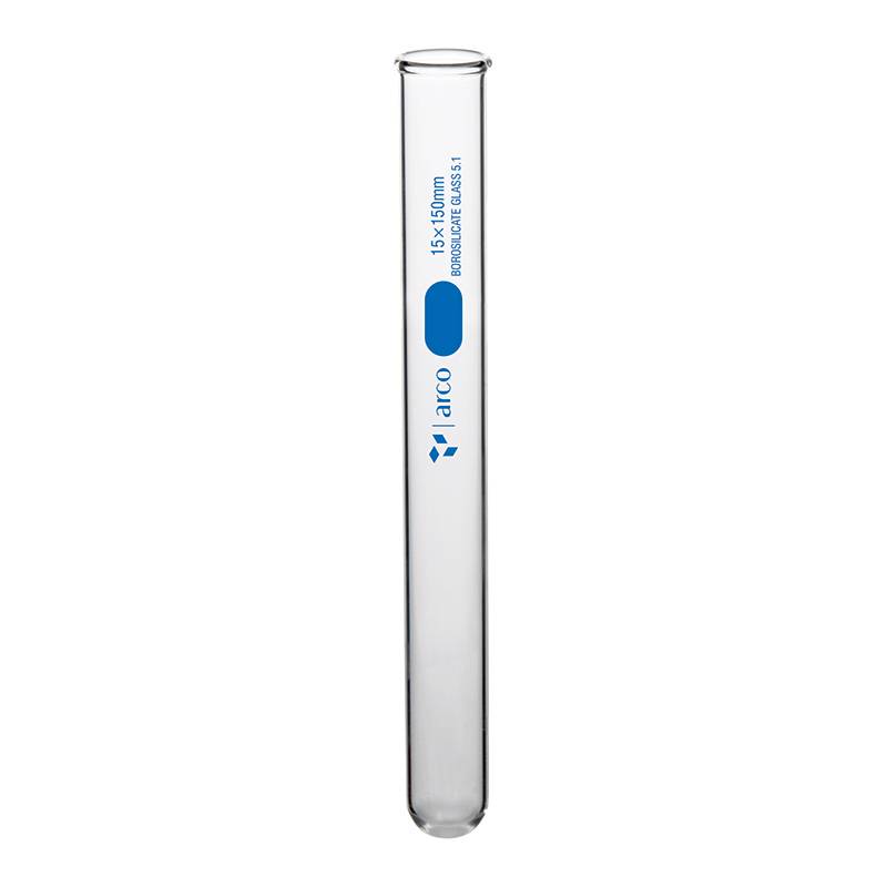 Tubo de ensayo con borde BORO 5.1 15x150mm 15ml